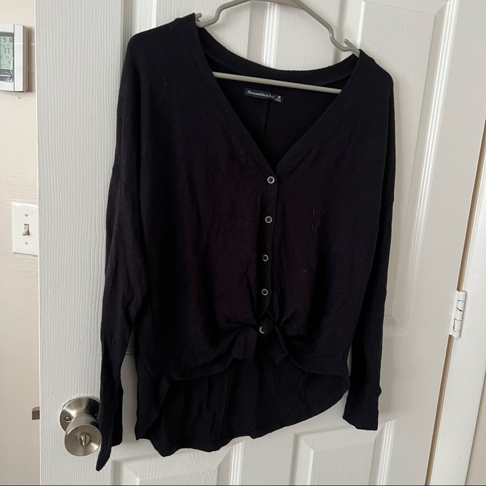 Abercrombie And Fitch Button Down Sweater - image 1